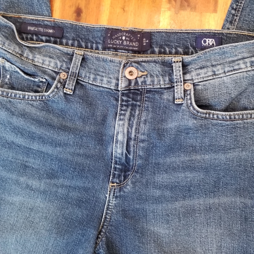 Lucky Brand Bridgette Skinny Jean Orta Premium - Picture 2 of 5